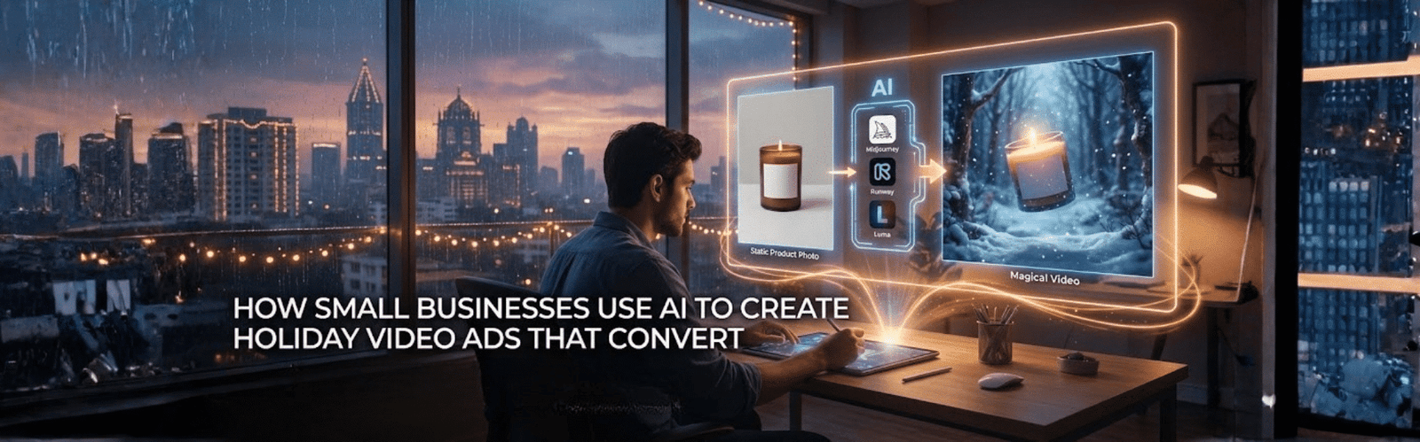 How Small Businesses Use AI to Create Holiday Video Ads That Convert