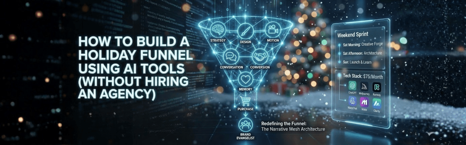 How to Build a Holiday Funnel Using AI Tools (Without Hiring an Agency)