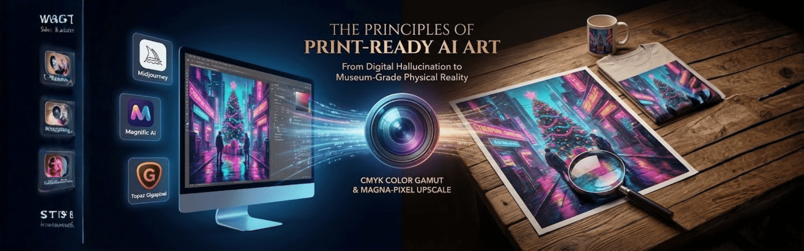 The Principles of Print-Ready AI Art for Merch, Posters & Gifts