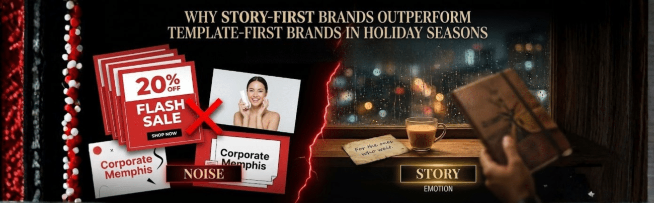 Why Story-First Brands Outperform Template-First Brands in Holiday Season