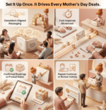Business communication improved with consistent messaging faster replies better customer engagement and repeat business using an AI personal assistant for Mother’s Day marketing